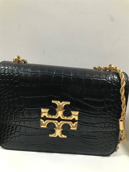 Túi Tory Burch Đen Dây Vàng+