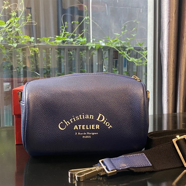 Túi Dior trống xanh biển KG+