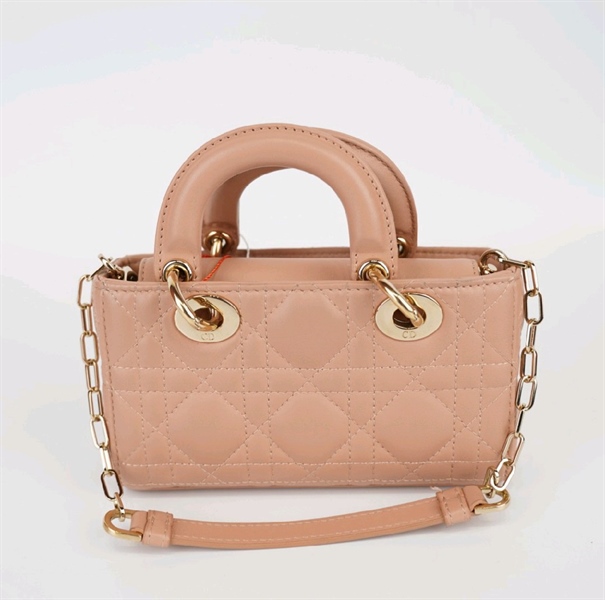 Túi Dior Joy màu nude size mini KG+