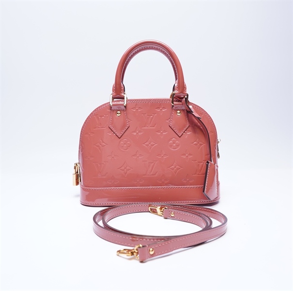 Túi LV alma hồng nude kèm ổ khoá +