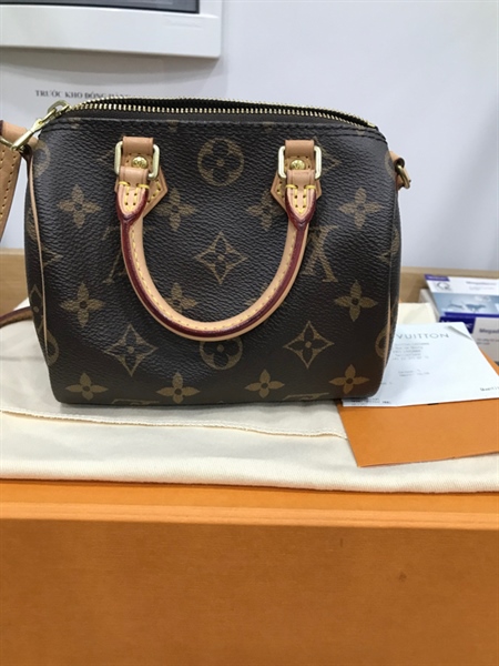 Túi LV Speedy Mini Nâu+