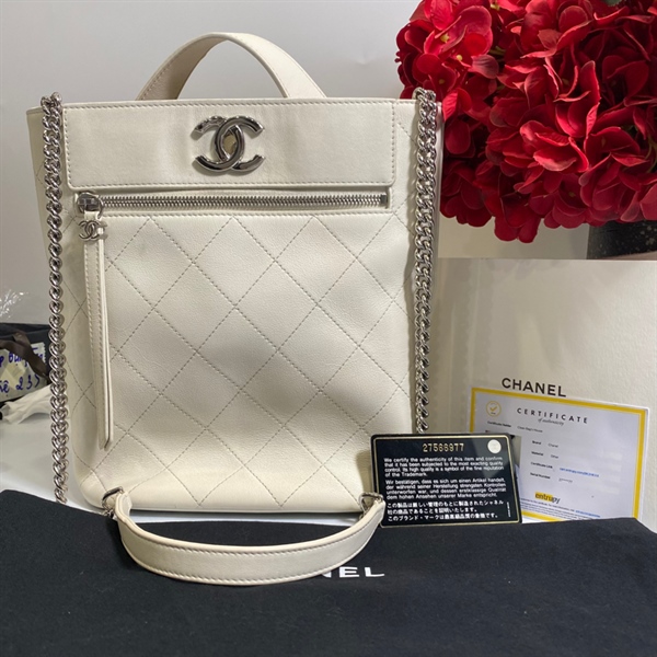 Túi Chanel trắng KG+