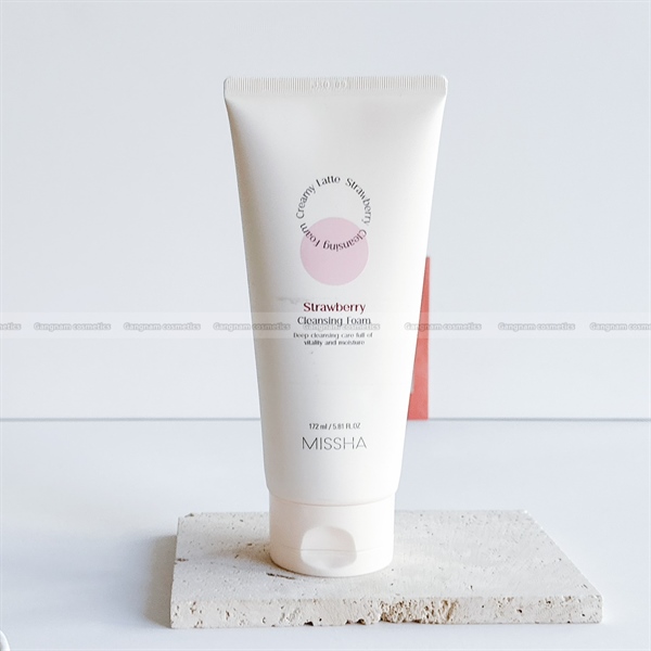 SRM missha strawberry cleansing foam 172ml