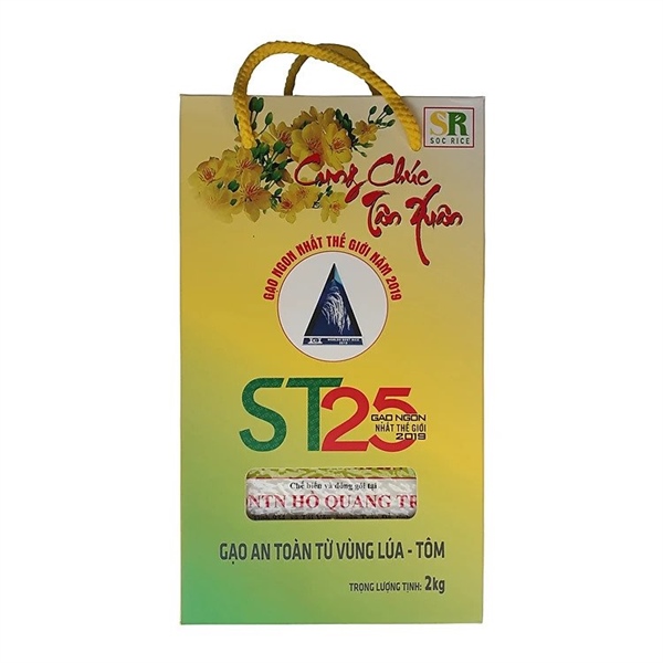 ST25 (Ông Cua) - Lúa Tôm - hộp 2kg