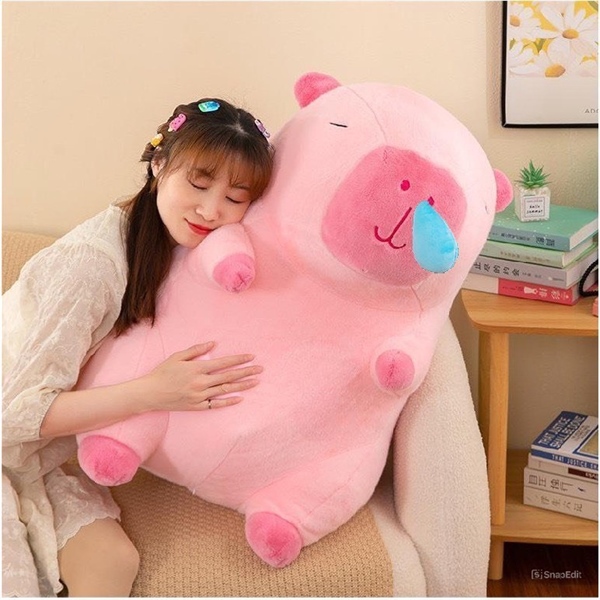 Chuột lang Capybara sổ mũi - màu HỒNG