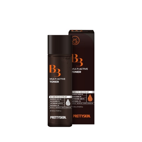 Nước hoa hồng B3 Multi Active Toner Prettyskin 205ml