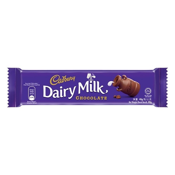 CHOCOLATE CADBURY DAIRY MILK THANH 40GR_Vị Sữa