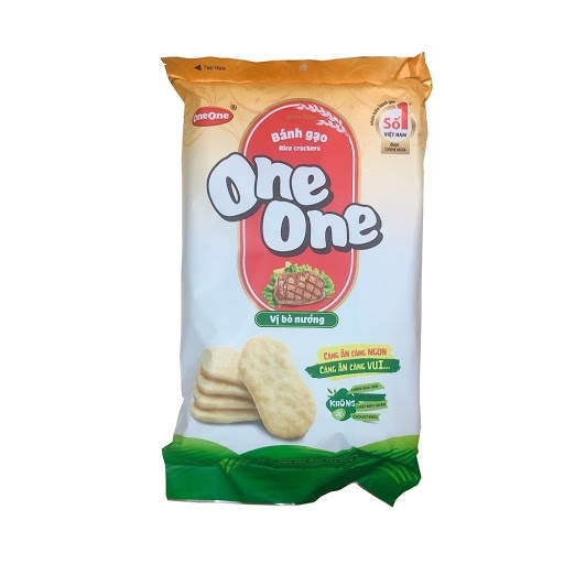 Bánh gạo vị bò nướng One-One gói 150g