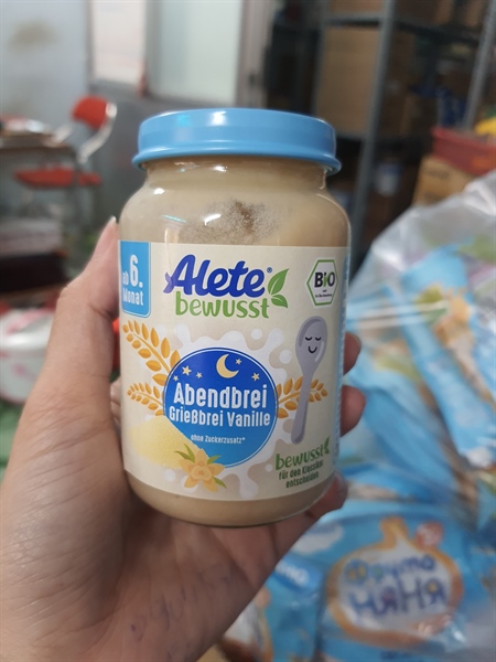 Hũ dinh dưỡng Alete vị bánh quy 190gr( 6 hũ/ lốc)