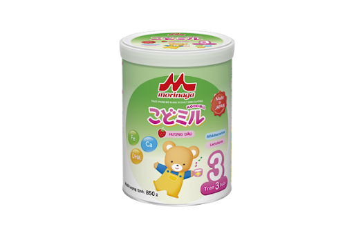 Sữa Morinaga số3 Kodomil hương dâu 850g