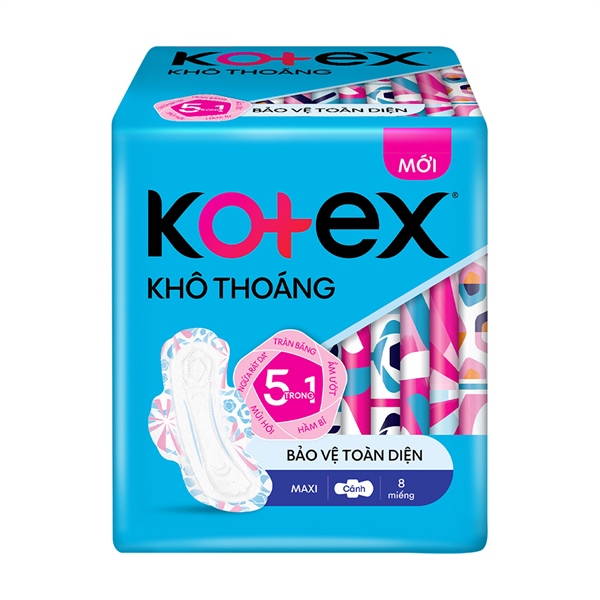 Kotex khô thoáng Maxi Cánh 8m