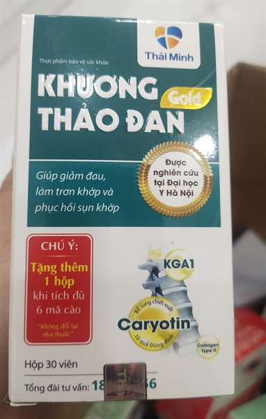 Khương Thảo Đan hộp 30 viên