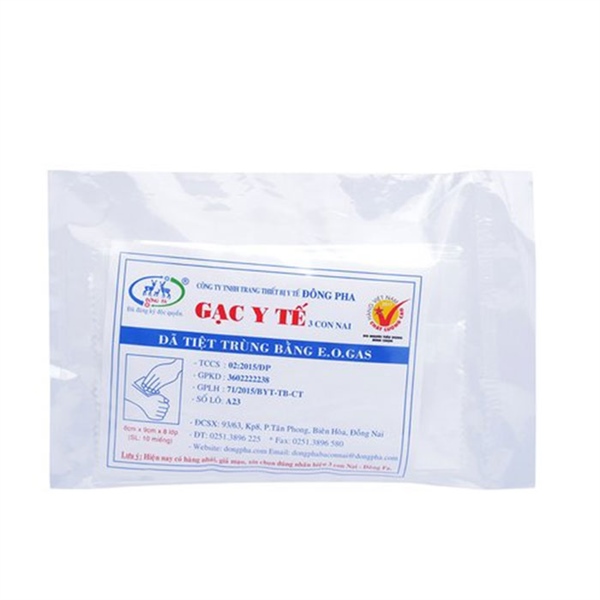 Gạc y tế 3 con nai 10 cái