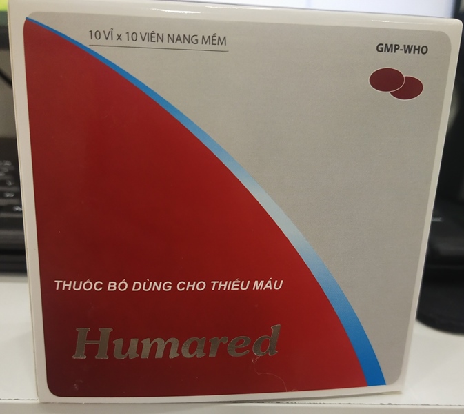 Thuốc bổ dùng cho thiếu máu Humared