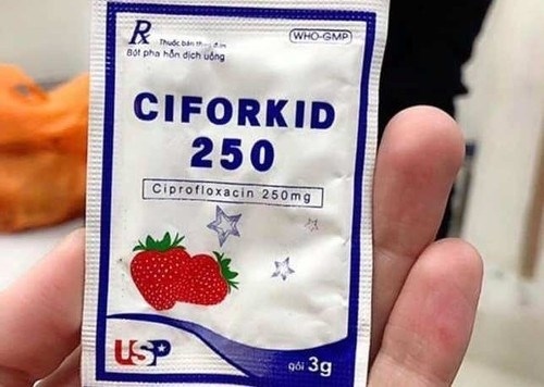 Ciforkid 250mg H/ 10 gói x 3g USAPharma