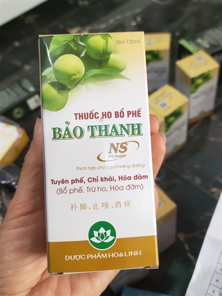 Siro Bảo Thanh không đường 125ml
