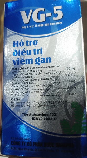 VG-5 hộp 4 vỉ*10 viên