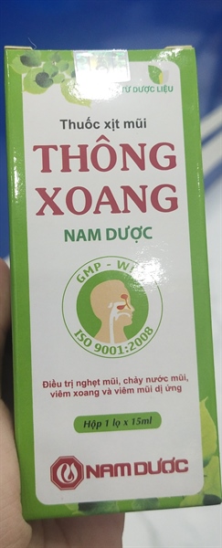 thuốc xịt mũi Thông xoang nam dược