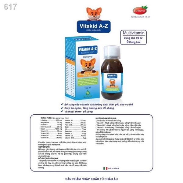 Siro Vitakid A-Z Multivitamin 150ml