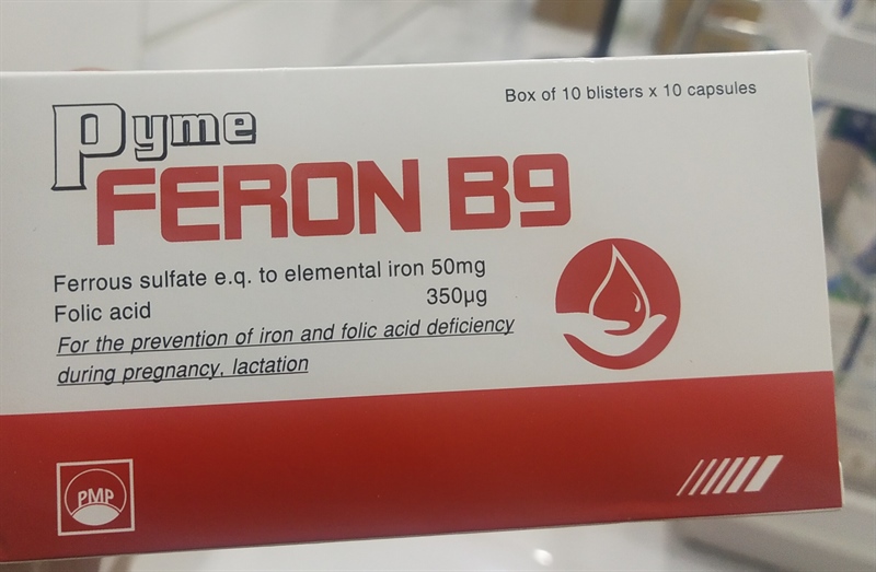 Pyme Feron B9 hộp 100 viên