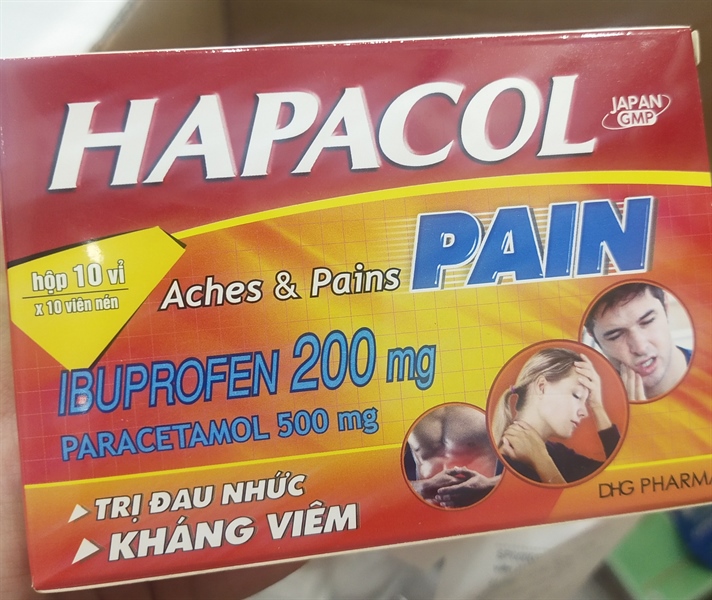 Hapacol Pain hộp 100 viên