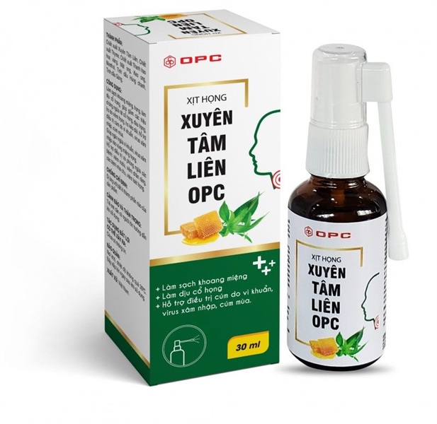 Xịt họng xuyên tâm liên Thái Linh 30ml