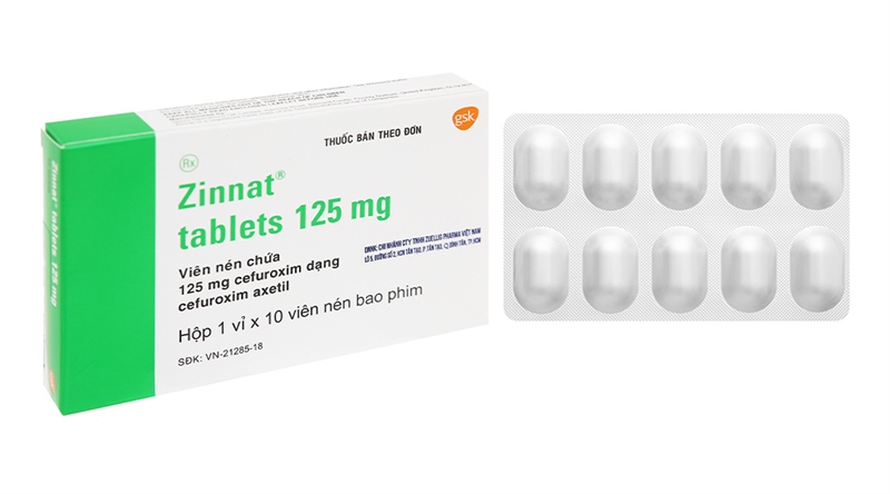 Zinnat tablets 125mg