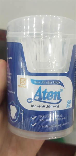 Tăm Chỉ nha khoa Aten hộp 50 cái