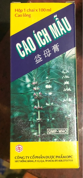 Cao ích mẫu100