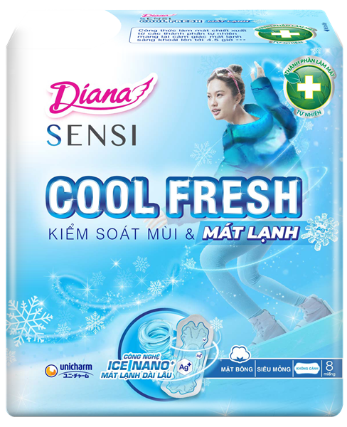Diana sensi cool fresh mặt bông SMKC8