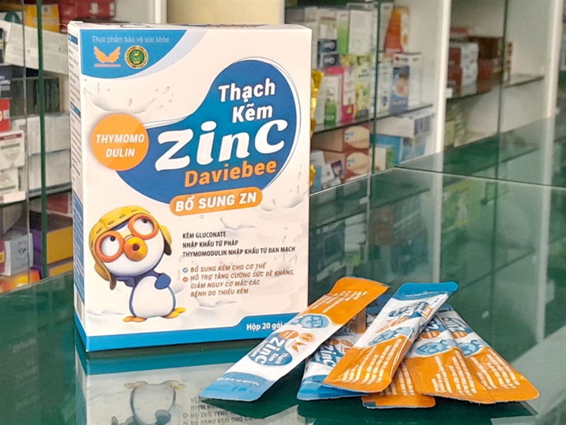 Thạch kẽm Zinc Daviebee 12g