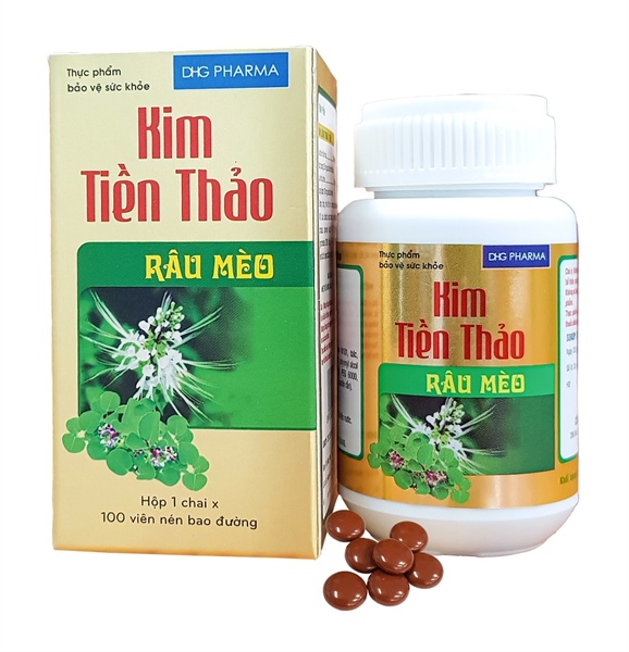 Kim tiền thảo râu mèo DHG 100 viên