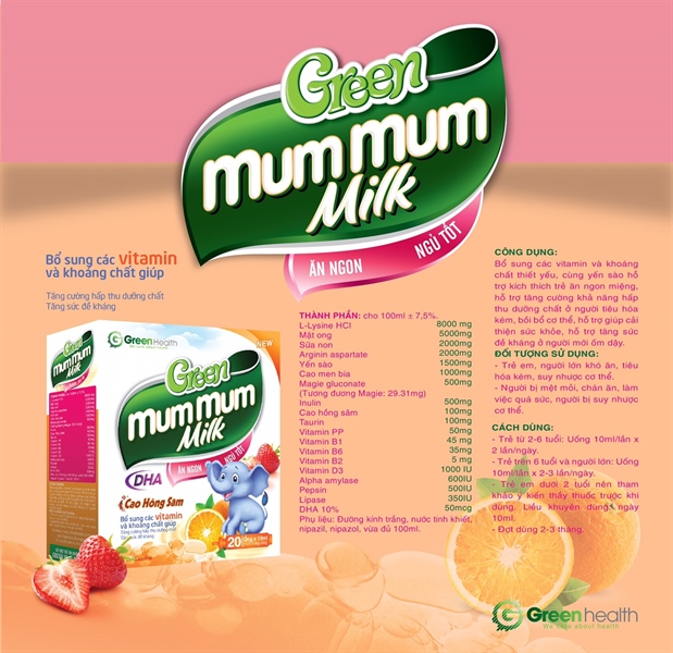 Green mum mum milk 10ml