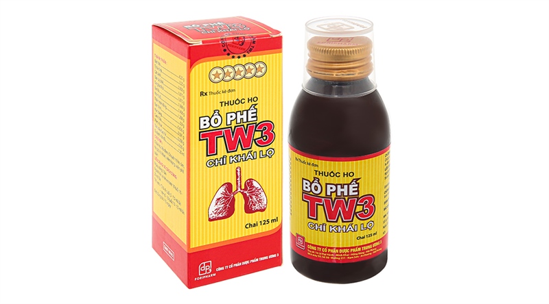 Bổ phế TW3 chỉ khái lộ 125ml
