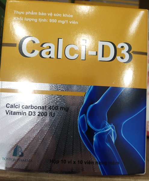 Calci-D3 Boston hộp 100 viên