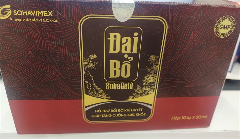 Đại Bổ Soha Gold hộp 10 lọ 50 ml