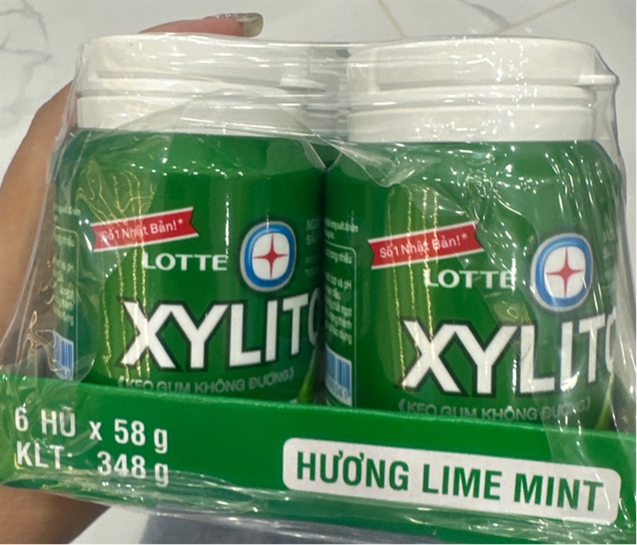 Kẹo xylitol xanh lá