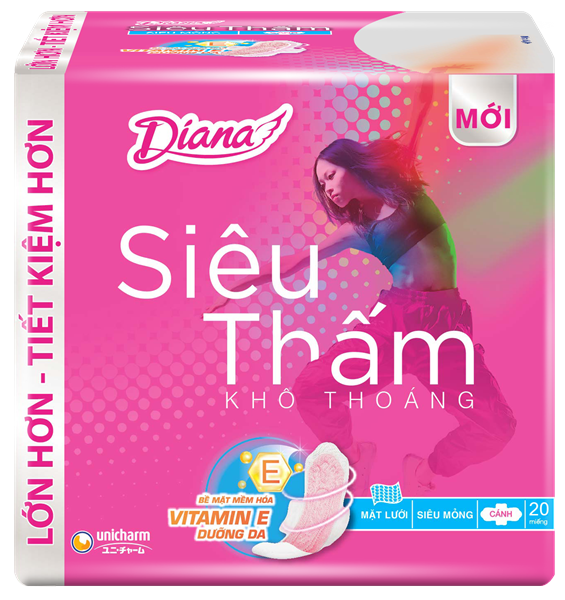 Diana Siêu thấm mặt lưới smc8