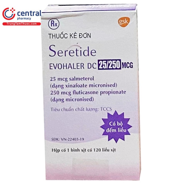 Seretide Evohaler 25/250MCG