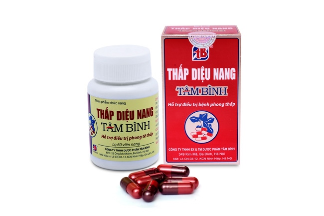 Thấp diệu nang Tâm Bình 60 viên