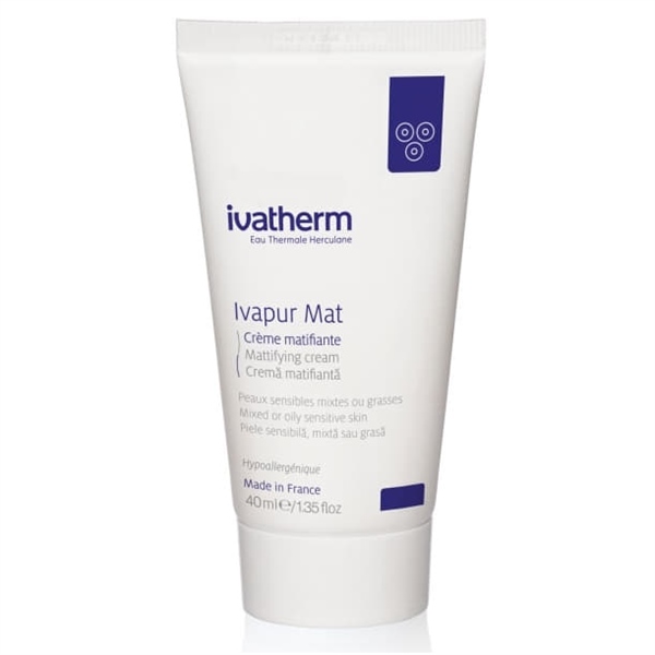 Kem dưỡng kiềm dầu Ivatherm cho da hỗn hợp dầu 40ml