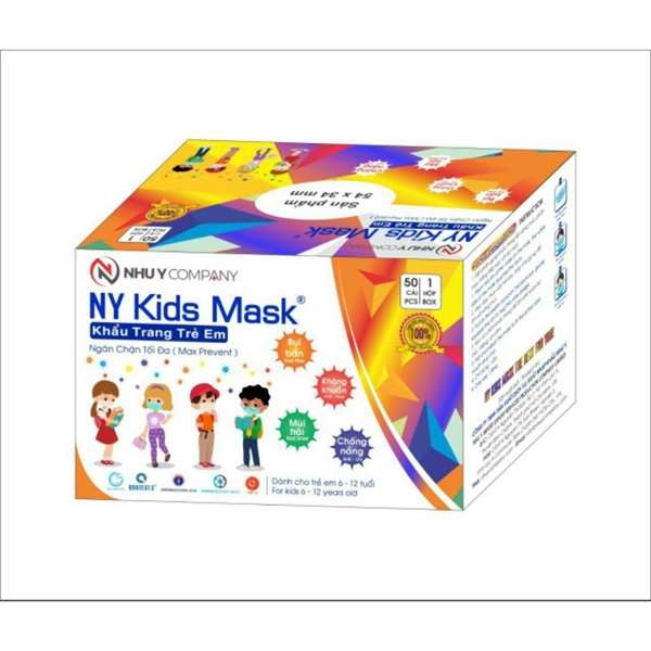 Khẩu trang y tế NY Kids Mask hộp 50c