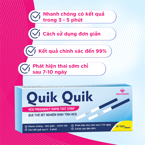 Que thử thai Quik Quik