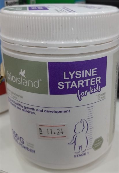 Bioisland lysine starter for kids