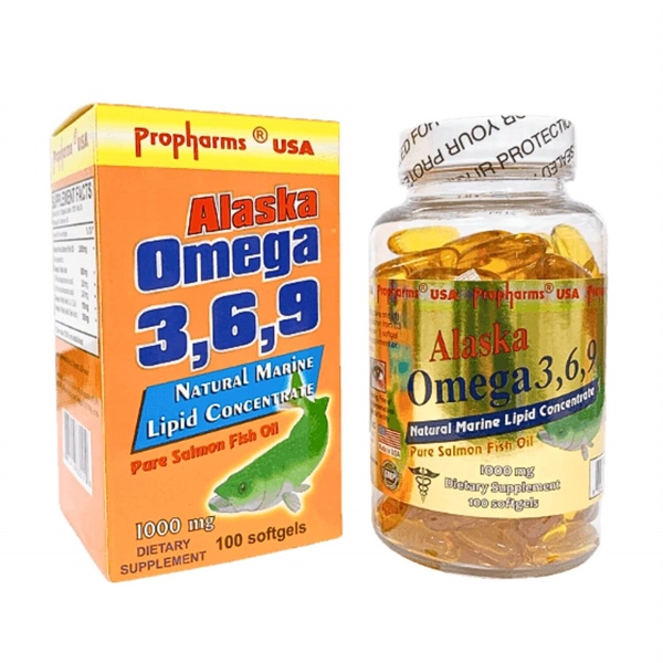 Alaska omega 3,6,9 Propharmas USA 100 viên