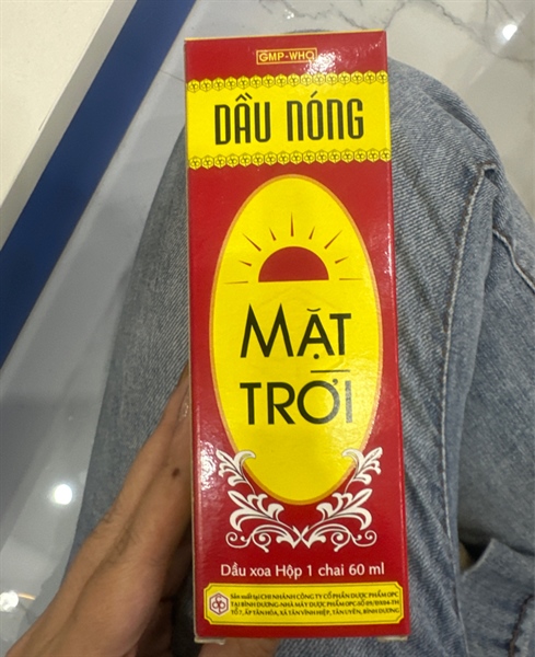 Dầu nóng mặt trời 60ml