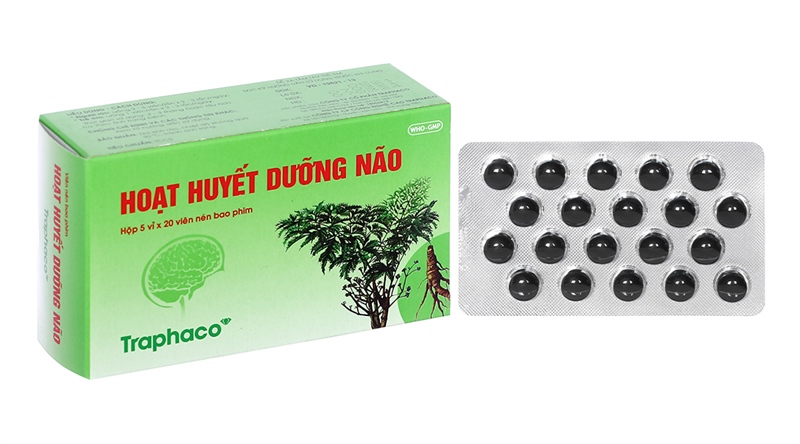 Hoạt huyết dưỡng não traphaco có đường