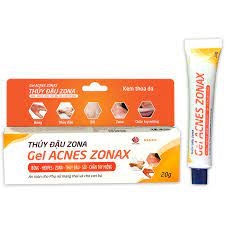 Gel acnes zonax thuỷ đậu zona 20g