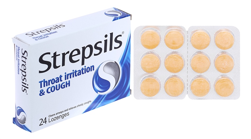 Strepsils throat irritation & cough