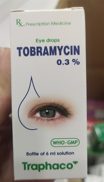 Thuốc nhỏ mắt Tobramycin 0,3% traphaco